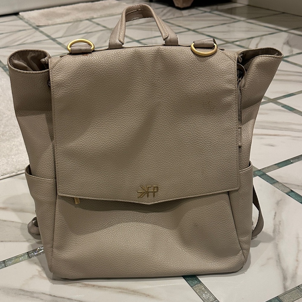 Freshly Picked Taupe Baby Bag